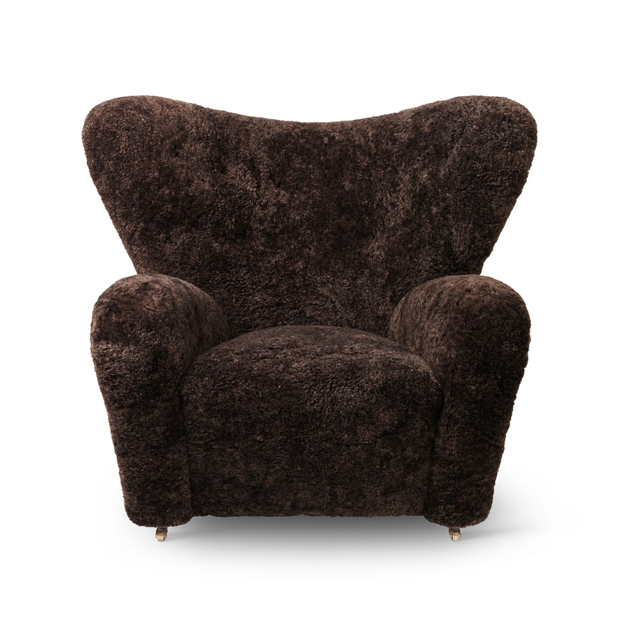 Кресло из овчины с подлокотниками Audo Copenhagen The Tired Man ARCH-00021598 - Вид №5