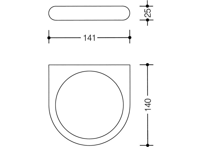 477.00B200 держатель HEWI Edition matt | Polyamid  - Вид №5
