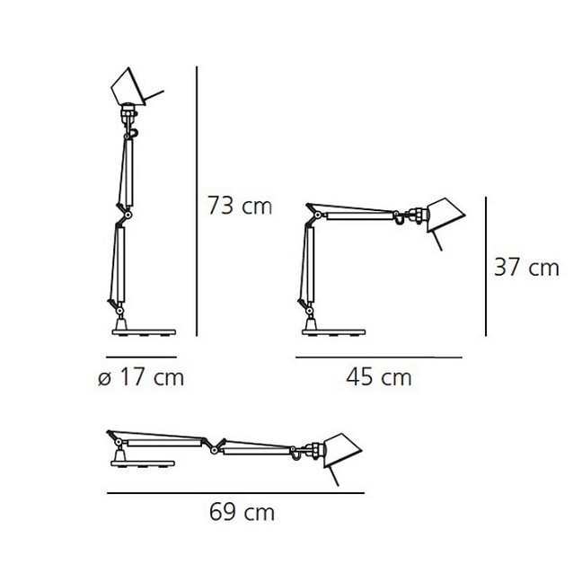Artemide Tolomeo A011850 лампа настольная 62122 - Вид №5