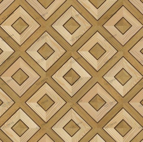 Художественный паркет Da Vinci Щитовой 26-321 Дуб (Гладкая) 500х500 мм 26010321