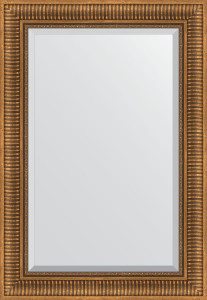 BY 3440 Зеркало с фацетом в багетной раме - бронзовый акведук 93 mm EVOFORM Exclusive