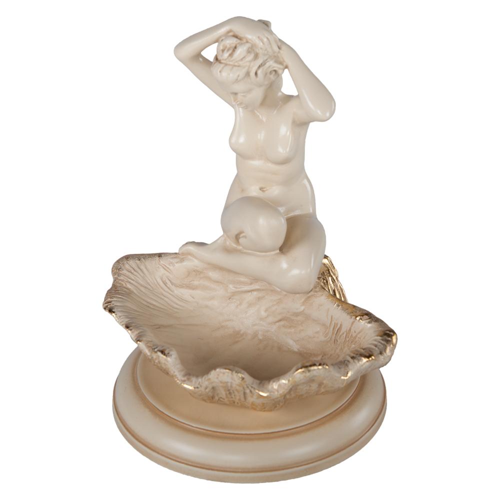 22570 Подставка для украшений Девушка на ракушке Айвори BOGACHO 4627138204658 - Вид №6