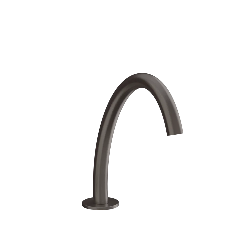 Носик для умывальника 66021 707 Gessi Origini ЧЕРНЫЙ МЕТАЛЛ BR. PVD 66021707