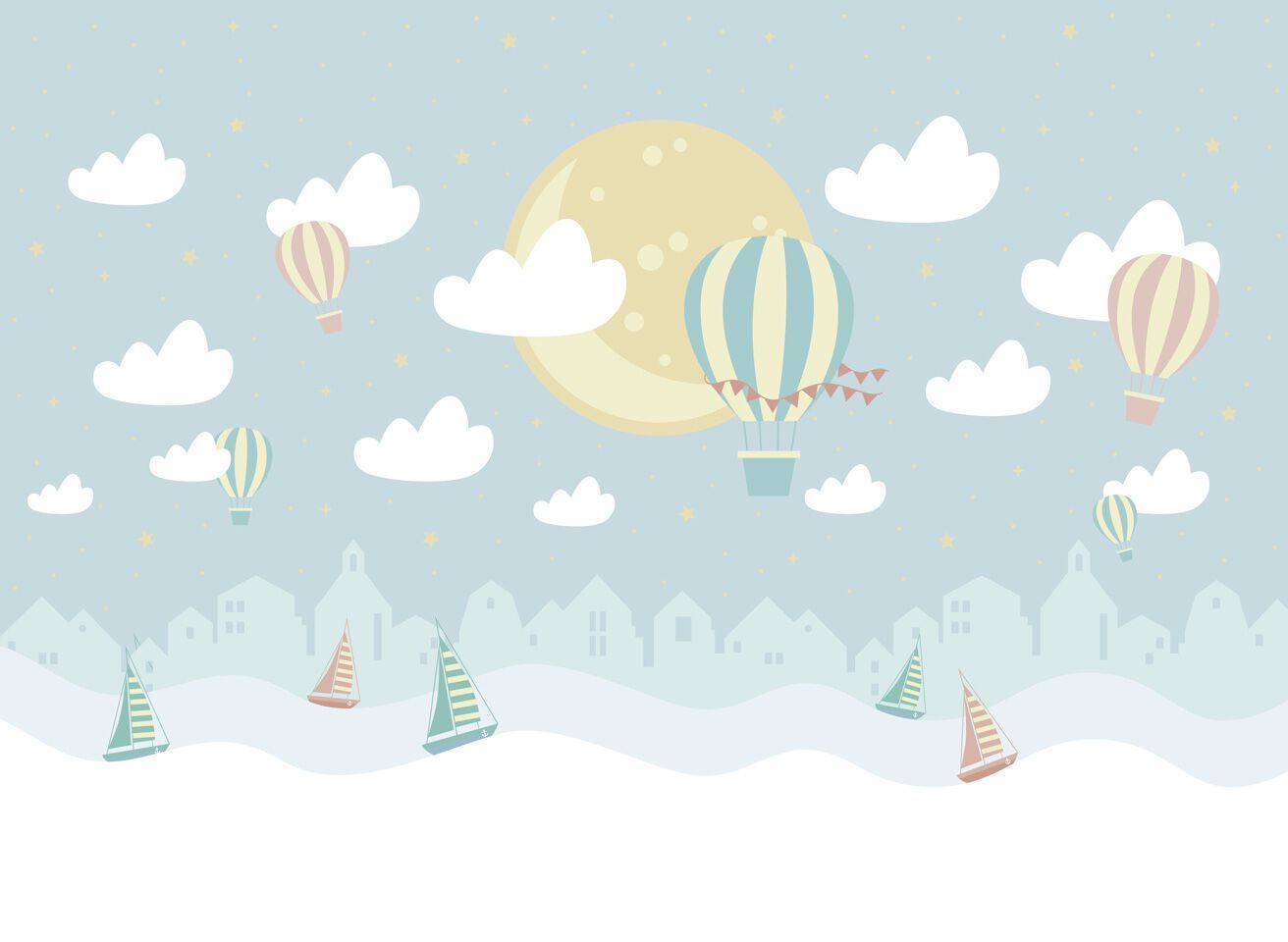 Панорамные обои для детей Rimura 2025 ARCH-00067645 - Вид №1