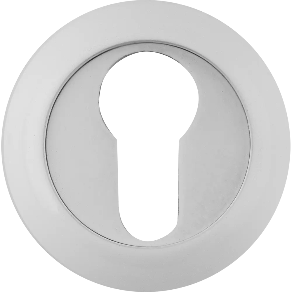 Накладка под цилиндр RM WH-19 цвет белый 2 шт FUARO STLM-2029218 - Вид №1