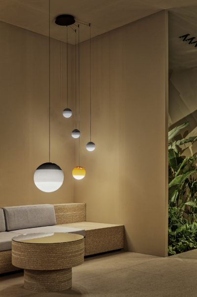 086125 Люстра 30 белая Marset Dipping Light  - Вид №6