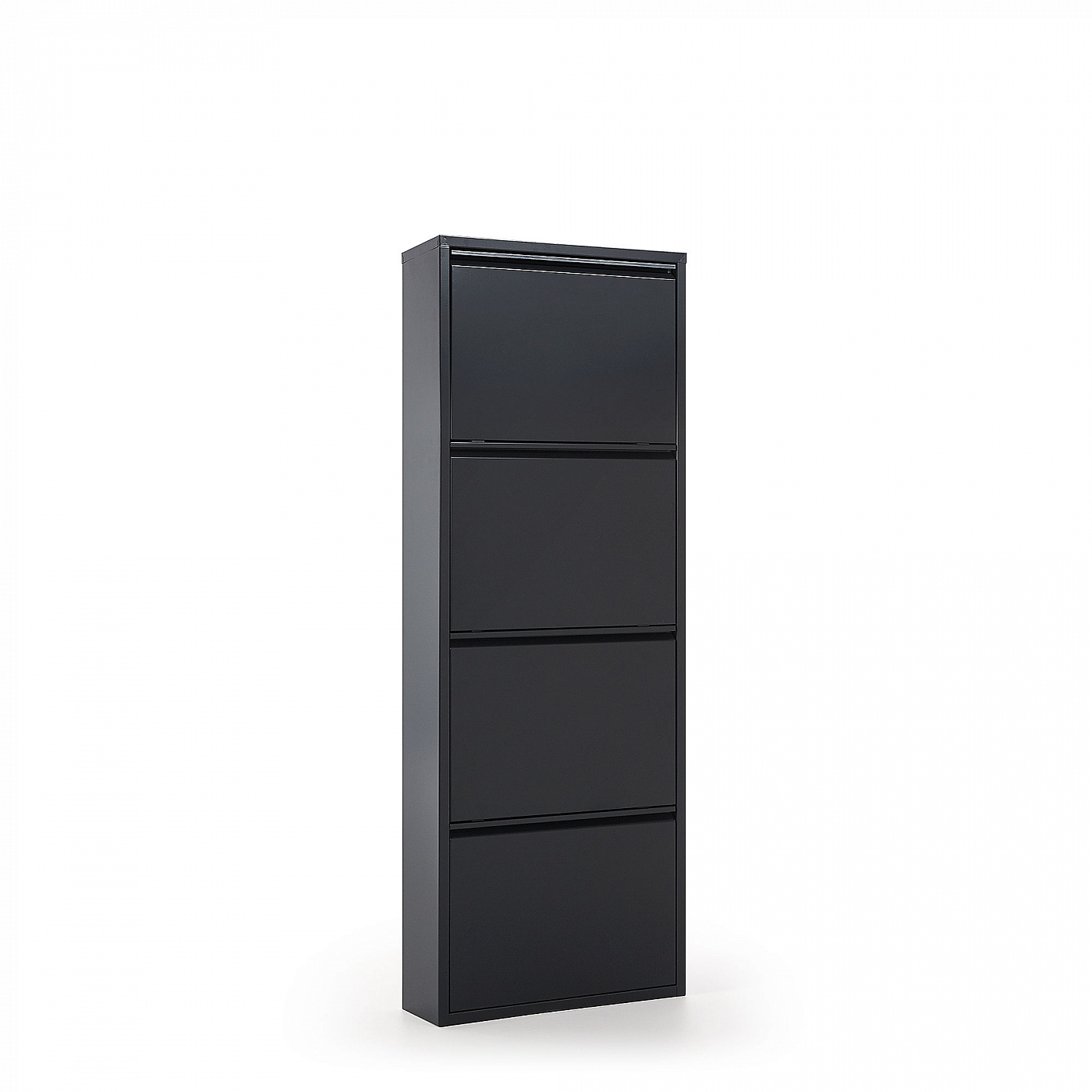 067557 Полка для обуви Rox 4 двери металлическая графит La Forma Ode  - Вид №1