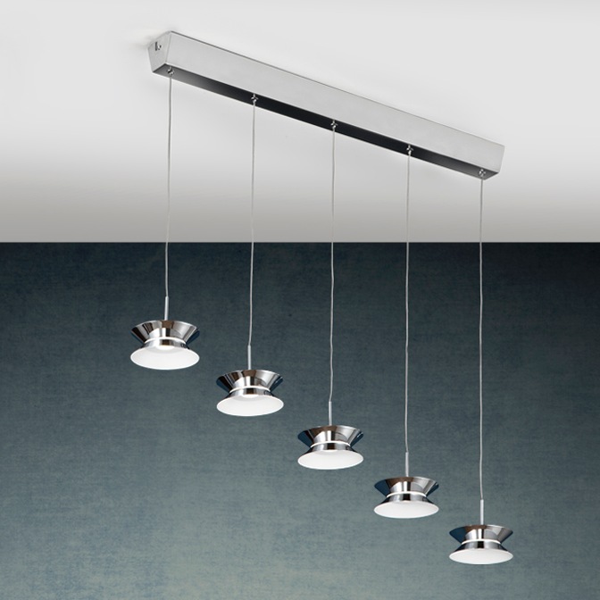 033641 Подвес 5L LED хром Schuller Sigma