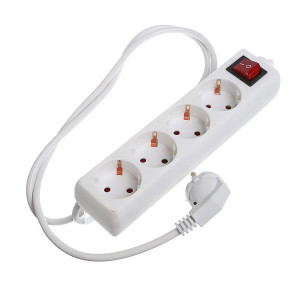 90505865 Удлинитель с заземлением 2791284 4 розетки 1.8 м LUAZON LIGHTING STLM-0256825