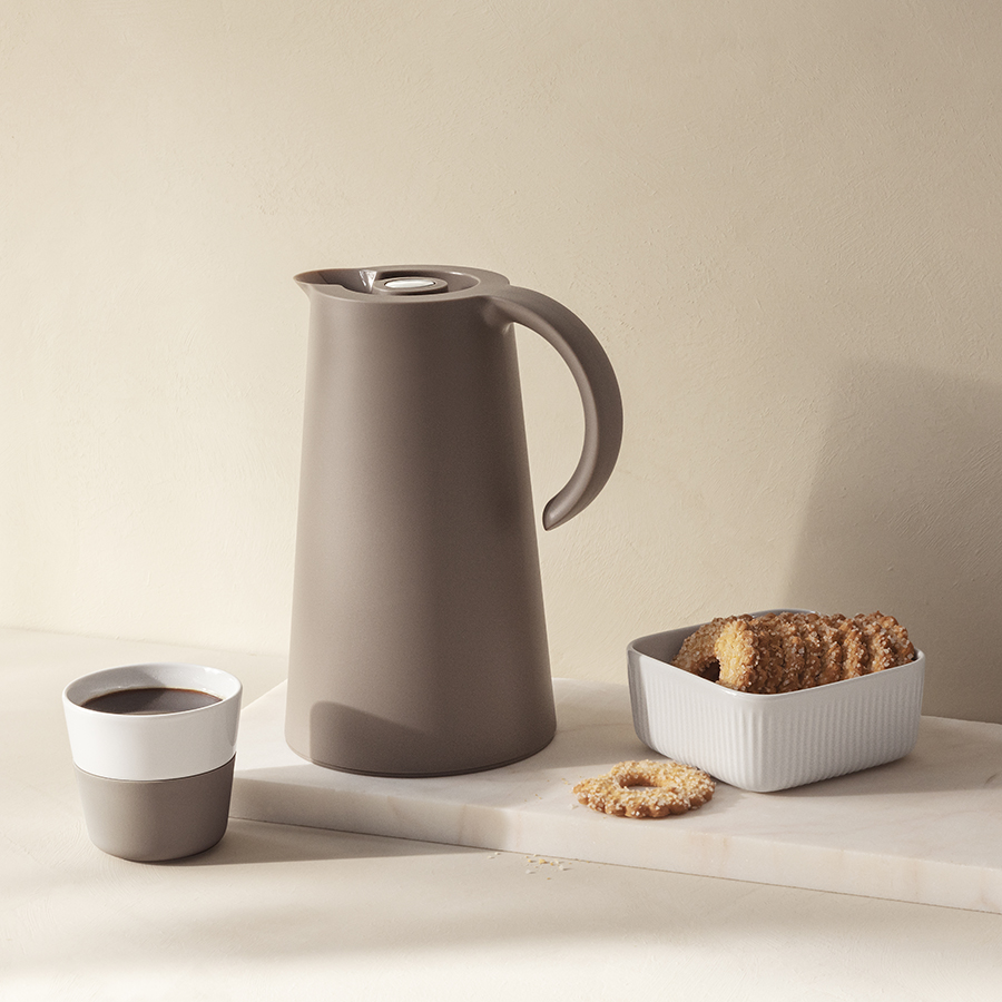 502854 Термокувшин rise 1 л taupe Eva Solo  - Вид №1