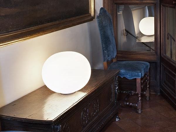 Алюминиевая и стеклянная настольная лампа In Stock Flos ARCH-00047581 - Вид №5