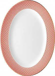 10640626 Rosenthal Блюдо овальное Rosenthal Францис Карро Руж 34см, фарфор Фарфор