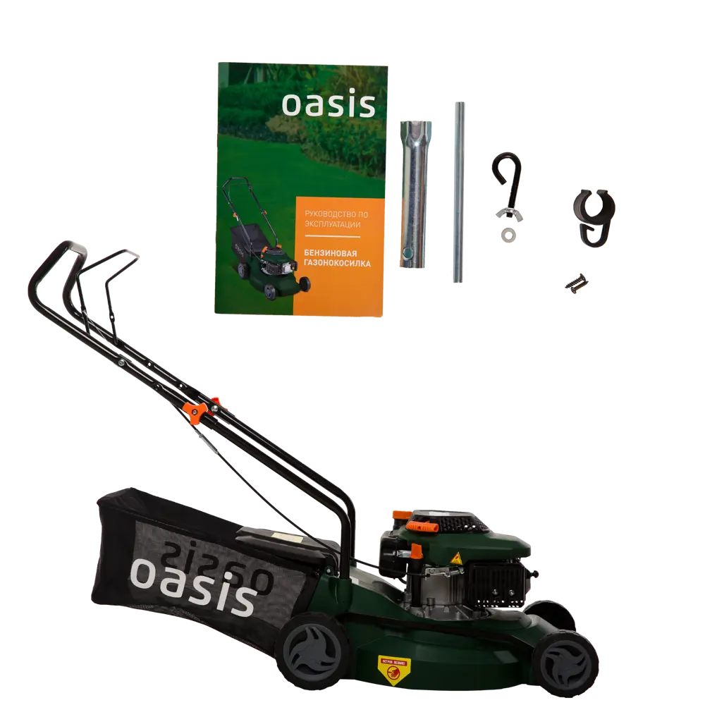 Газонокосилка бензиновая несамоходная Oasis GB-15 3 л.с 40 см 84857109 STLM-2054964  - Вид №3