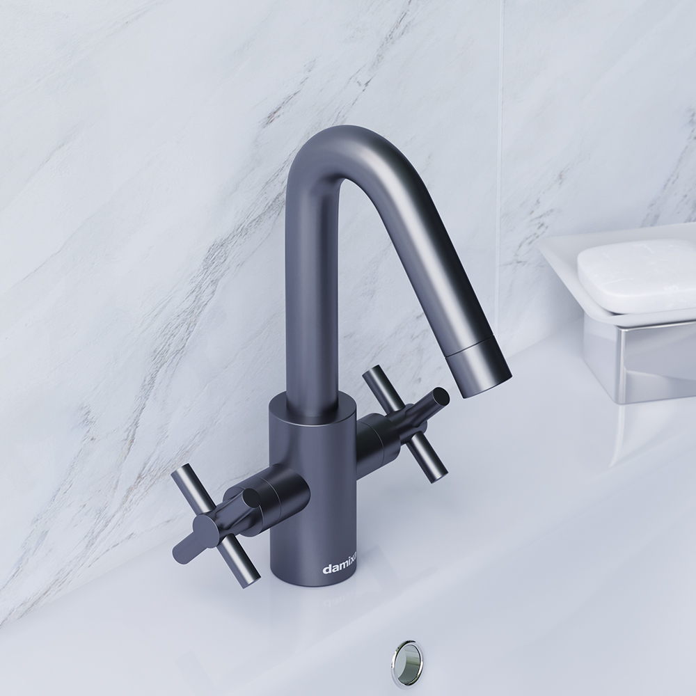 270210000 Graphiteсмеситель для умывальника Damixa Neo Classic 