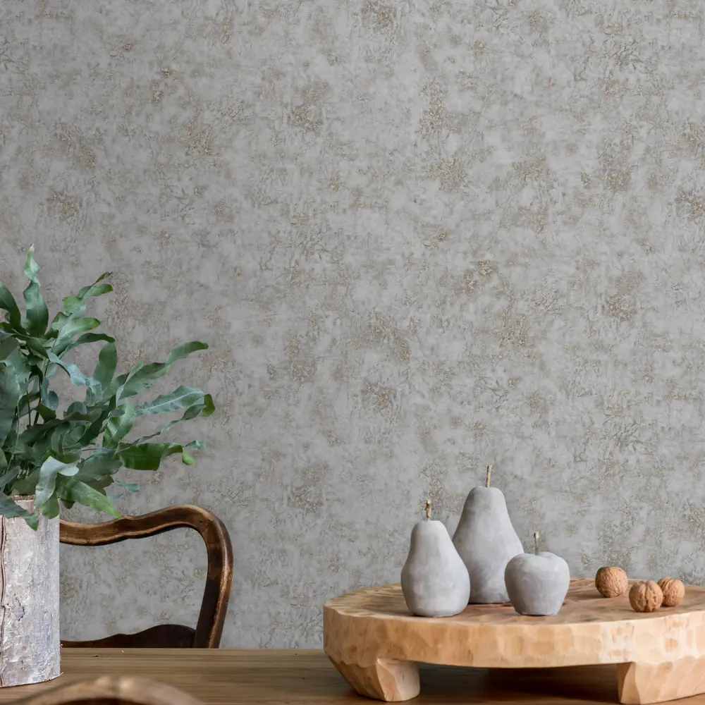 GRANDECOLIFE Frozen - флизелиновые обои с текстурой камня в серых тонах 89389941 STLM-1574464 - Вид №4