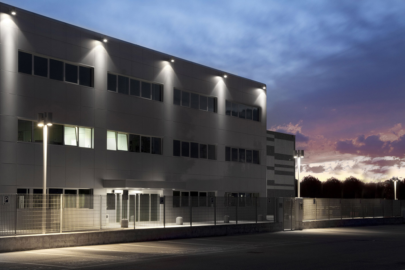 8442411 Подсветка стены Platek MONACO 200  MONACO 200 - 12 LED 3000K 9°  - Вид №2