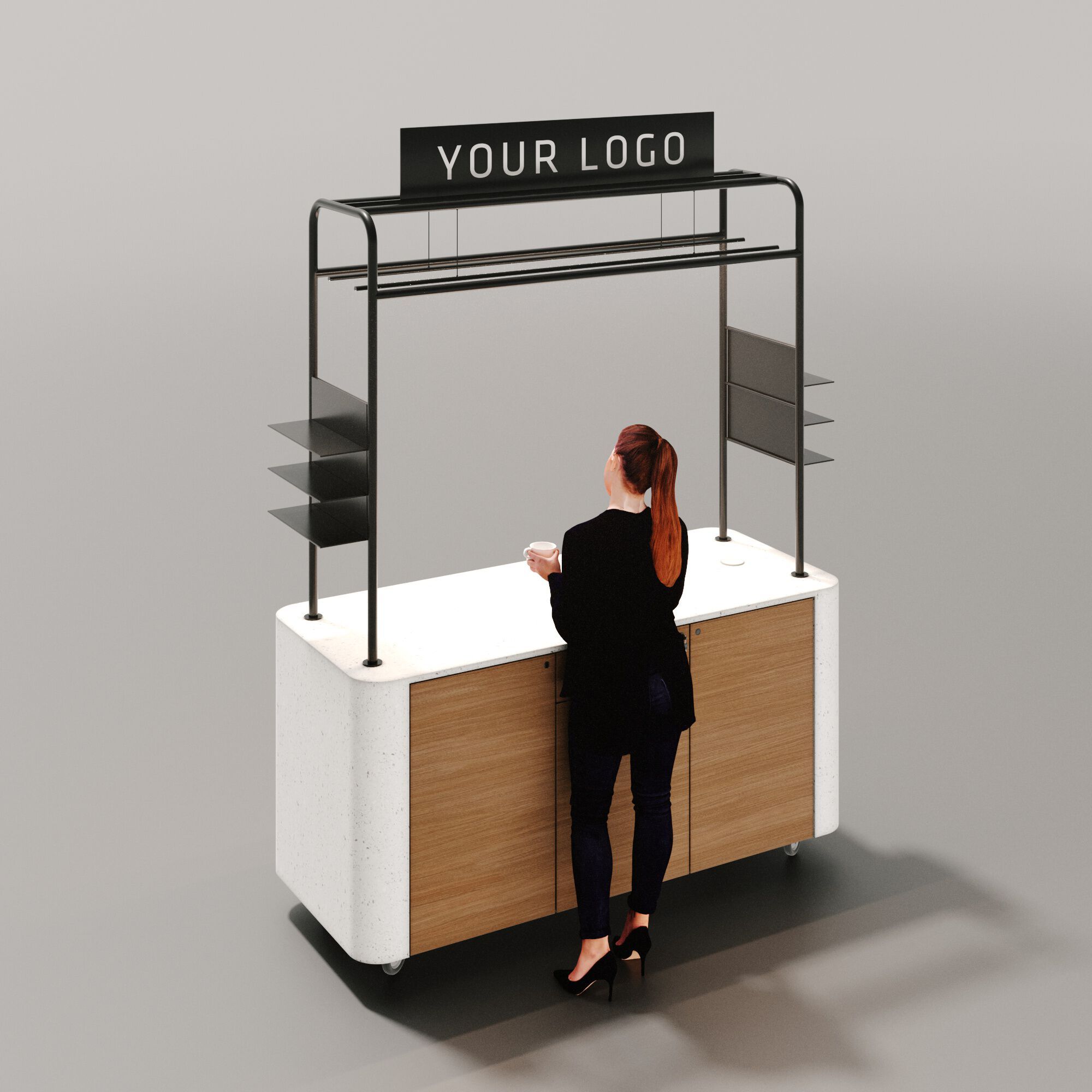 Мобильные киоски для торговых центров AMOSDESIGN SIMPLE ARCH-00146740 - Вид №2