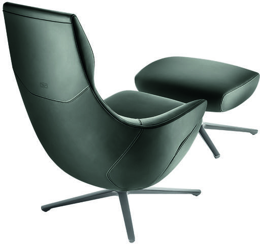 Poltrona Frau Пуф / подставка для ног из кожи La collezione - divani e poltrone sun-id-1415843 - Вид №2