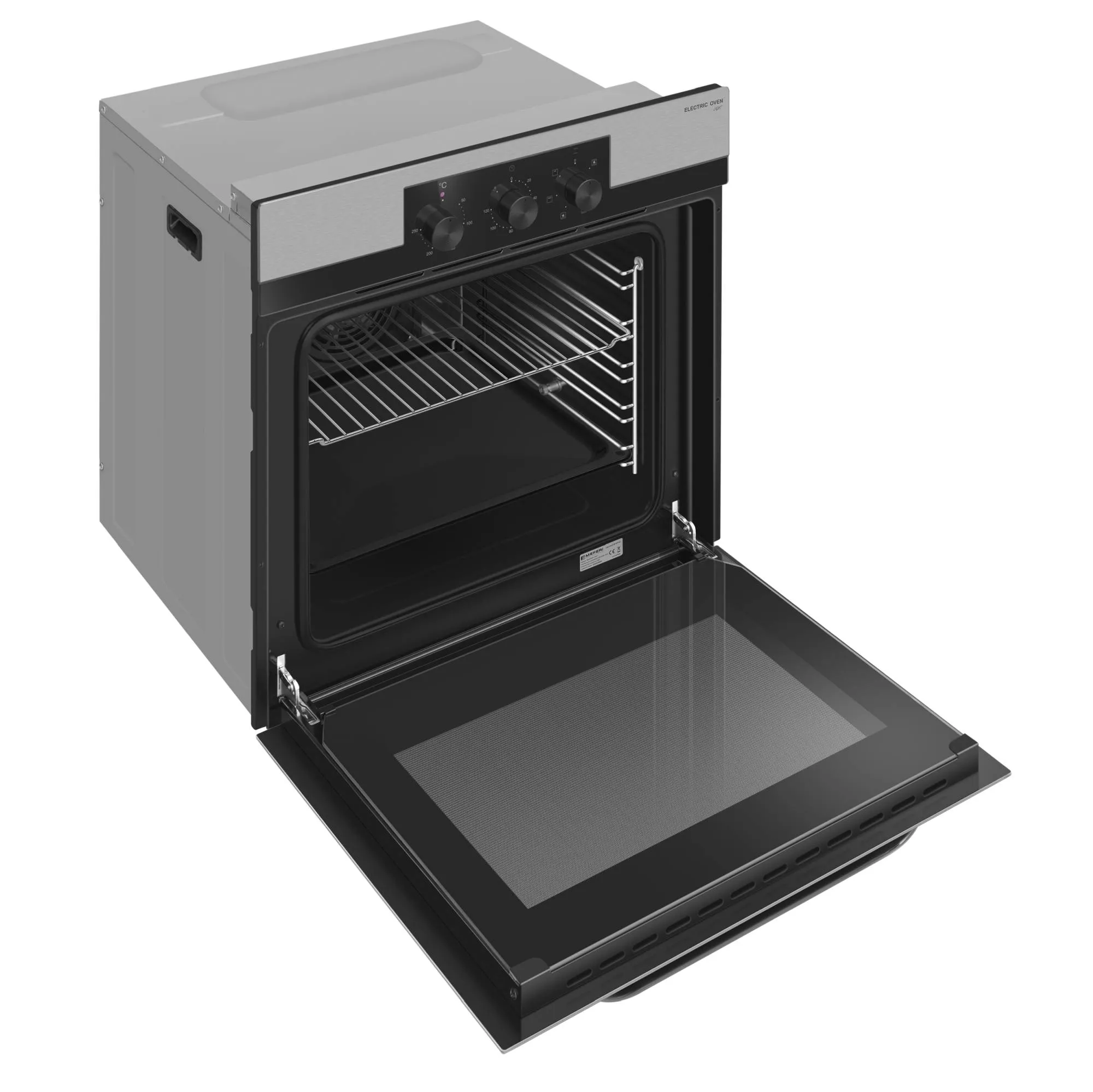 9168817 Электрический духовой шкаф Meferi MEO606IX LIGHT серебристый STDN-0075140 - Вид №4