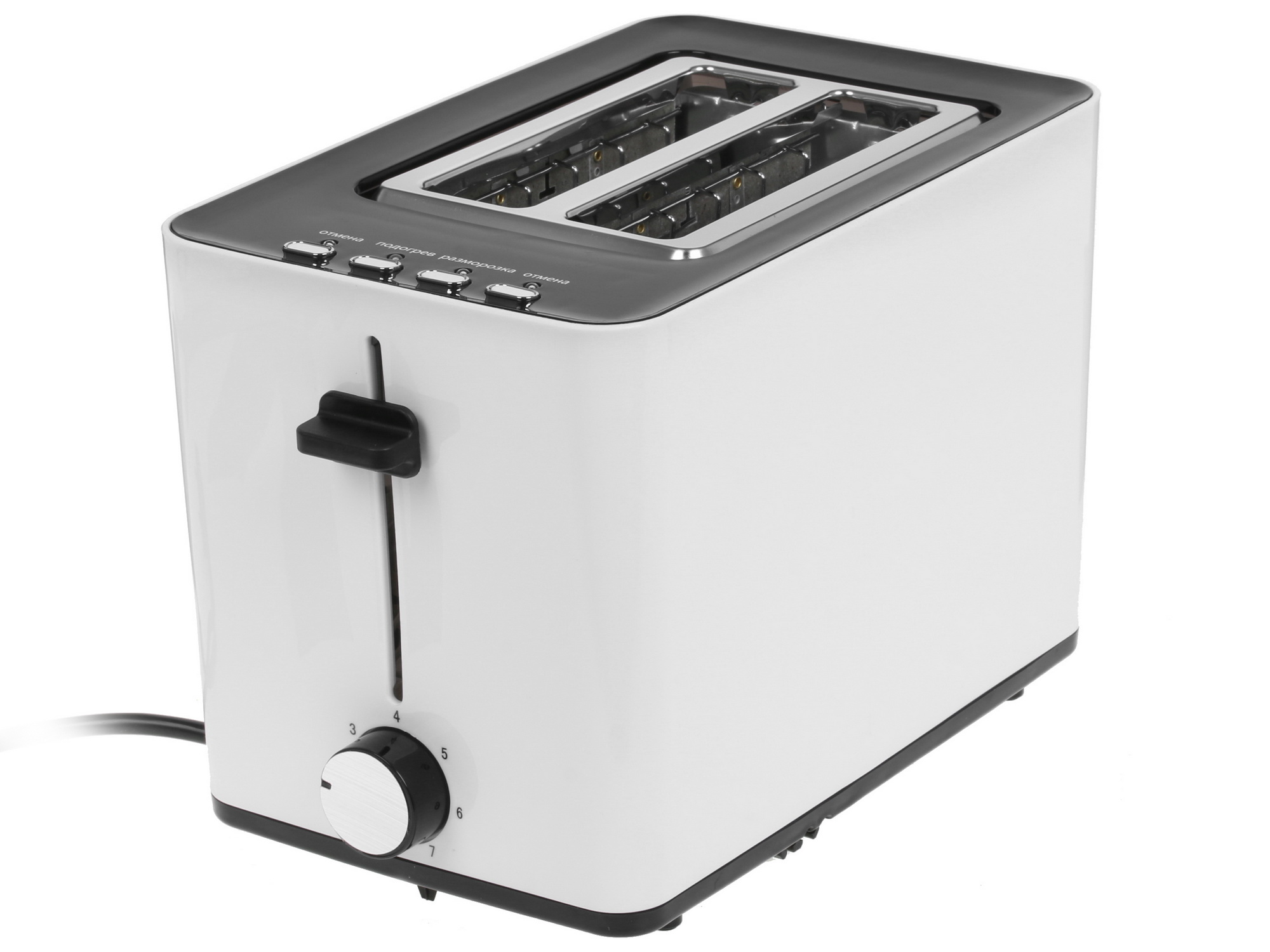 8100038 Тостер Delta LUX DL-072 белый STDN-0089479 - Вид №2
