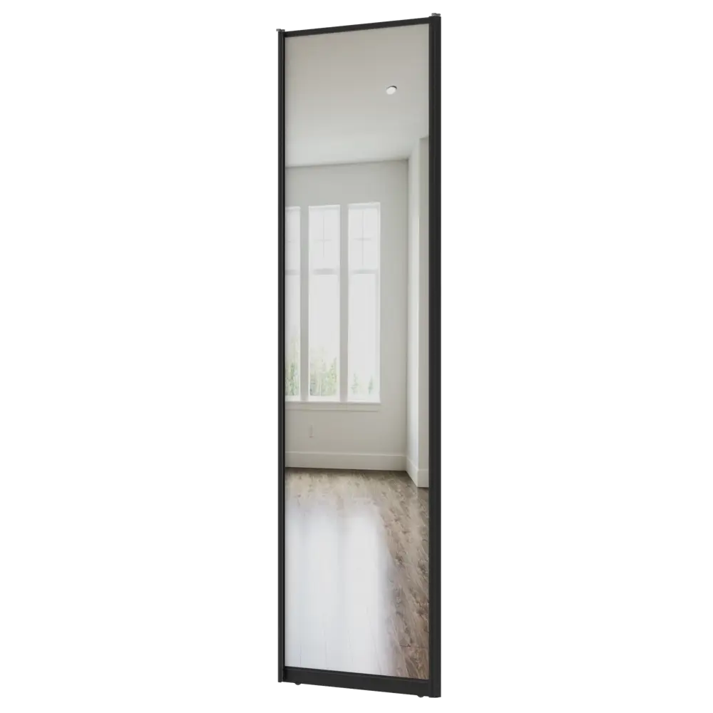 Дверь-купе KONSENSA 225.5x70.4 см с зеркалом профиль черный 89444112 STLM-2020388  - Вид №2