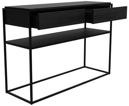 Ethnicraft Прямоугольная консоль из дуба с ящиками Monolit 26872/26873 - Вид №4