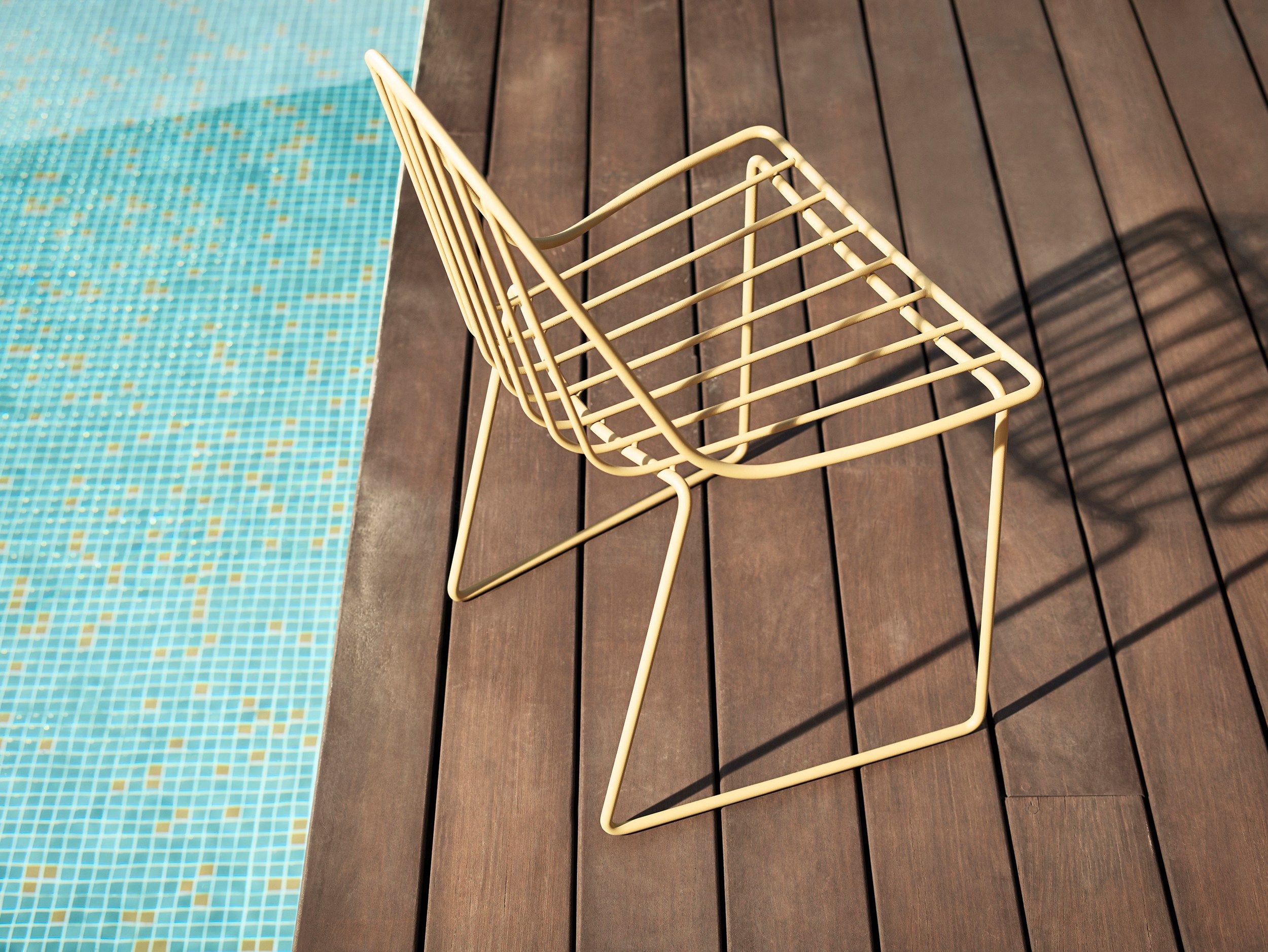 Алюминиевый стул с мягким сиденьем Bivaq Illa ARCH-00127129 - Вид №1