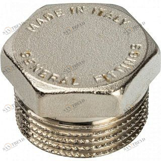 Заглушка НР 3/4" никель STOUT SFT0025000034