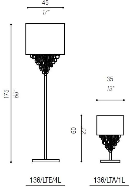 Aiardini Настольная лампа с кристаллами Lisa sun-id-1354580 - Вид №2