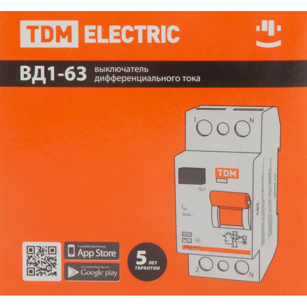 УЗО TDM Electric ВД1-63 — защита от токов утечки для домашней сети 84399426 STLM-0049210 - Вид №5