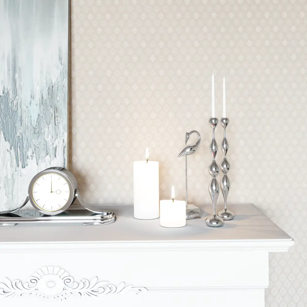 Обои флизелиновые Palitra Home Rosalina бежевые 1.06 м HC71619-21 STLM-2027853 - Вид №2