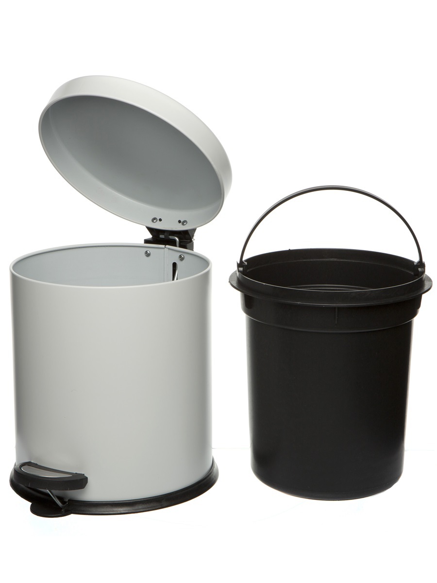 Вёдра с педалью и крышкой Tucana 5L White NAVAKO 11523 - Вид №2