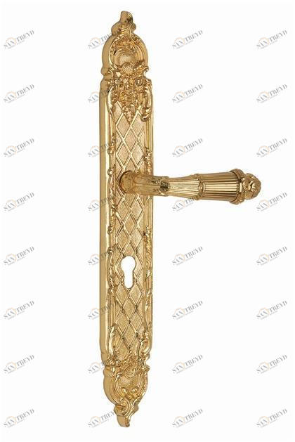 Bronces Mestre Латунная ручка на пластине Clasica sun-id-1408355