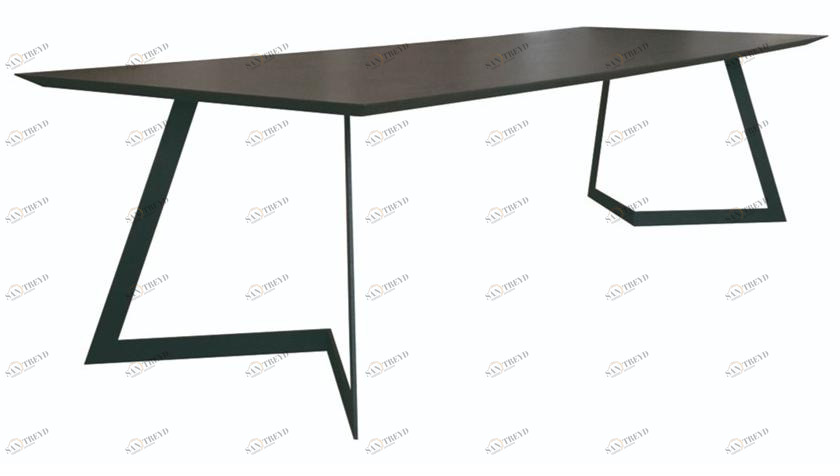 Прямоугольный стол из стали и дерева Santreyd sun-id-1457446