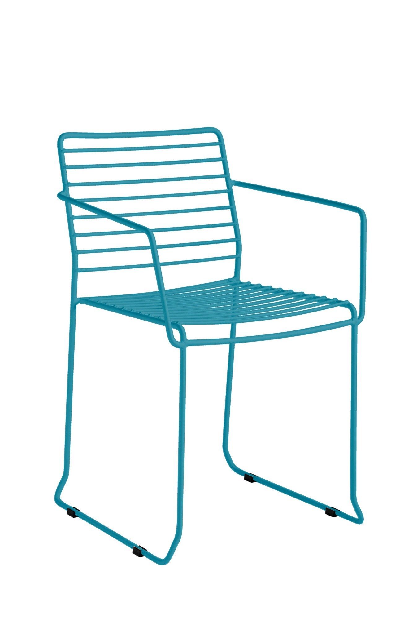 Стул для сада из оцинкованной стали с подлокотниками iSimar ARCH-00127946 - Вид №14