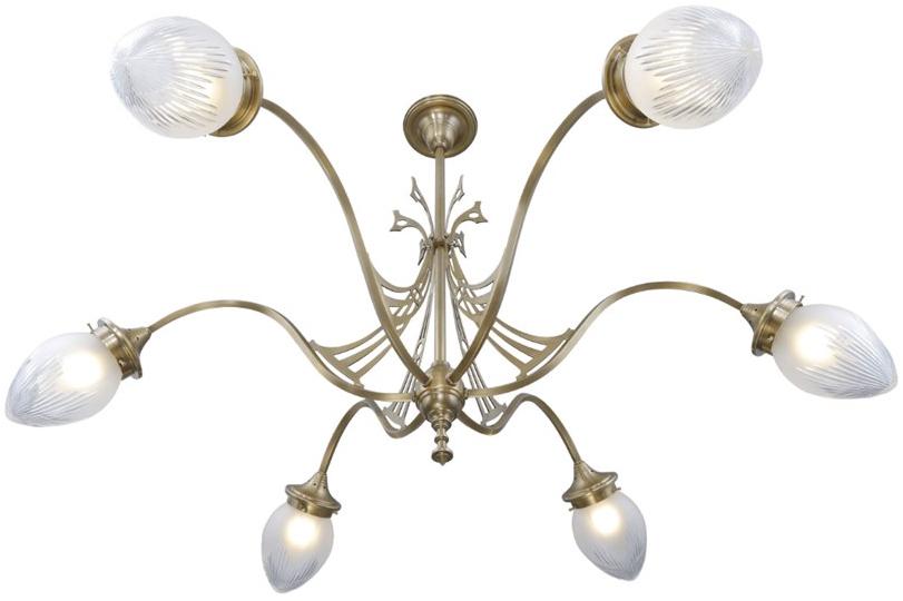 Patinas Lighting Люстра из латуни ручной работы Genoa sun-id-1395758 - Вид №1