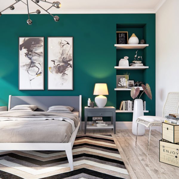 Кровать двуспальная 160х200 см серая с решеткой Fly BRAGIN DESIGN REPLACE 00-3862359 Серый  - Вид №2