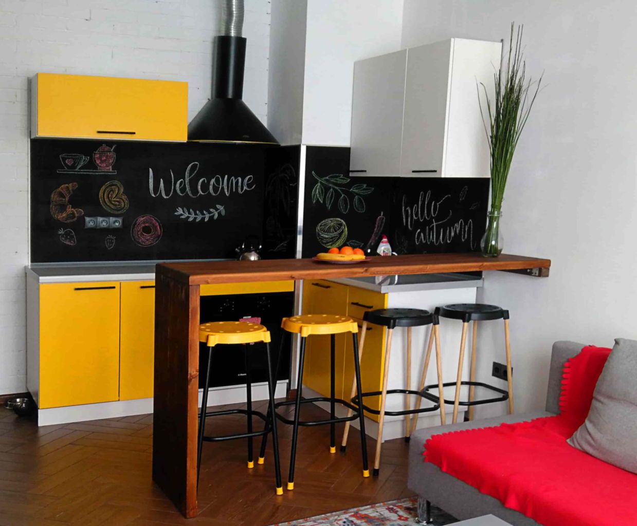 Стул барный SHT-S48 пластиковый Santreyd  - Вид №2