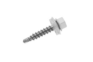 15559546 Кровельный саморез по металлу 4,8х19 RAL 9003 400шт 10433 Daxmer