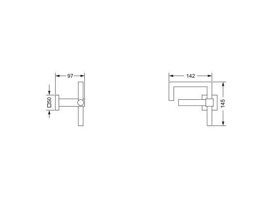 Держатель для туалетной бумаги JOERGER Acubo 626.00.014.000 - Вид №1