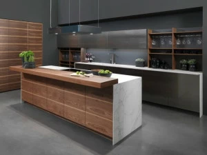 rational Модульная кухня из стали и дерева Metropolitan