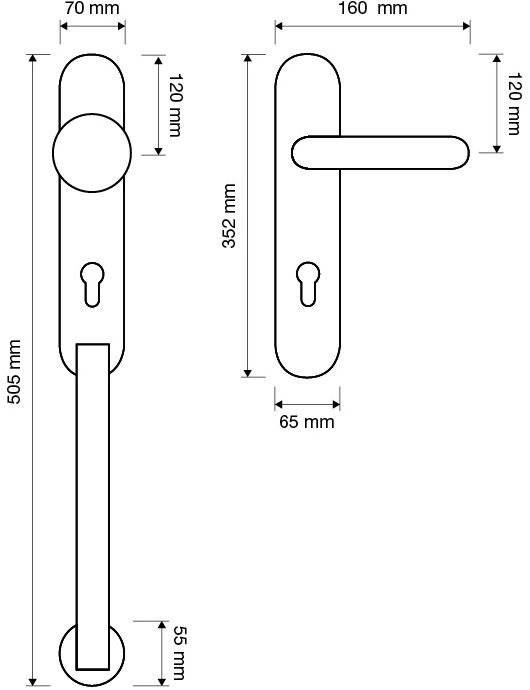 LINEA CALI' Латунная ручка с замком в стиле Людовика xiv Jardin sun-id-1370539 - Вид №2