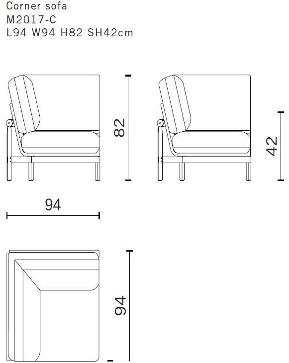 District Eight Модульный диван в дубе Stilt M2016  - Вид №22