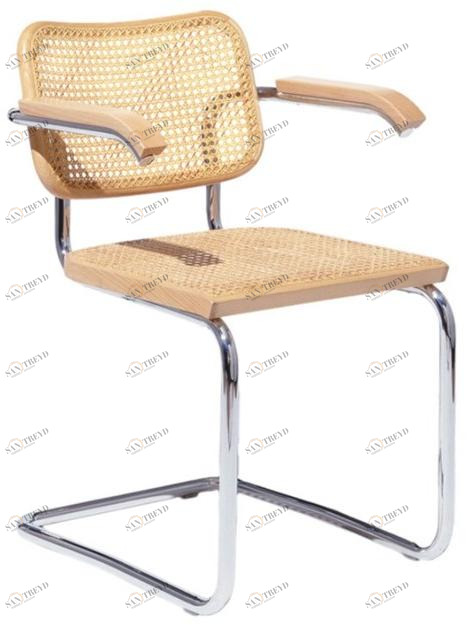 KNOLL Консольный стул из венской соломы с подлокотниками Cesca™ sun-id-1465153