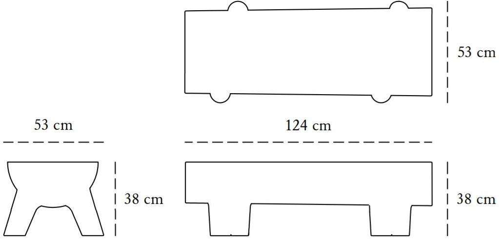 Scarlet Splendour Скамейка из смолы Forest Fr11 - Вид №3