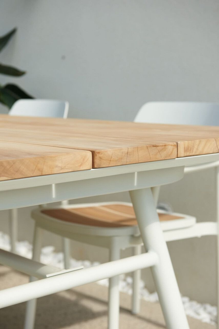 Прямоугольный садовый стол из тикового дерева DRIGANI плоская поверхность ARCH-00152715 - Вид №3