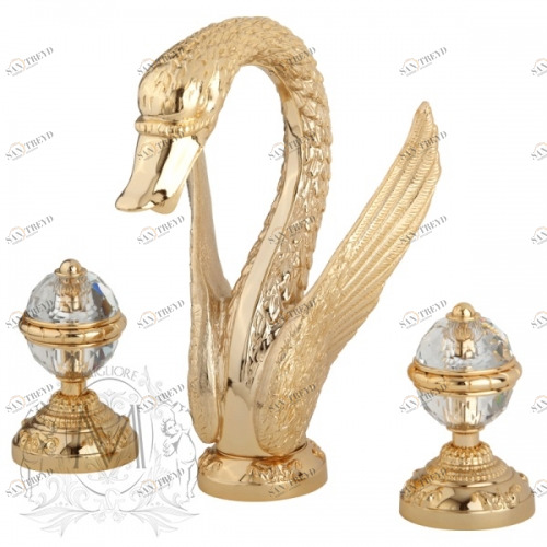 Смеситель MIGLIORE.CRistalia Swan 23085 для раковины sun-id-686224
