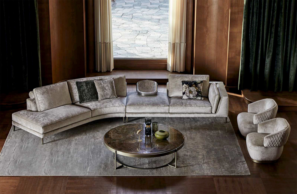 Диван FERDINAND OPERA 40315 + 40316 Contemporary - Вид №1