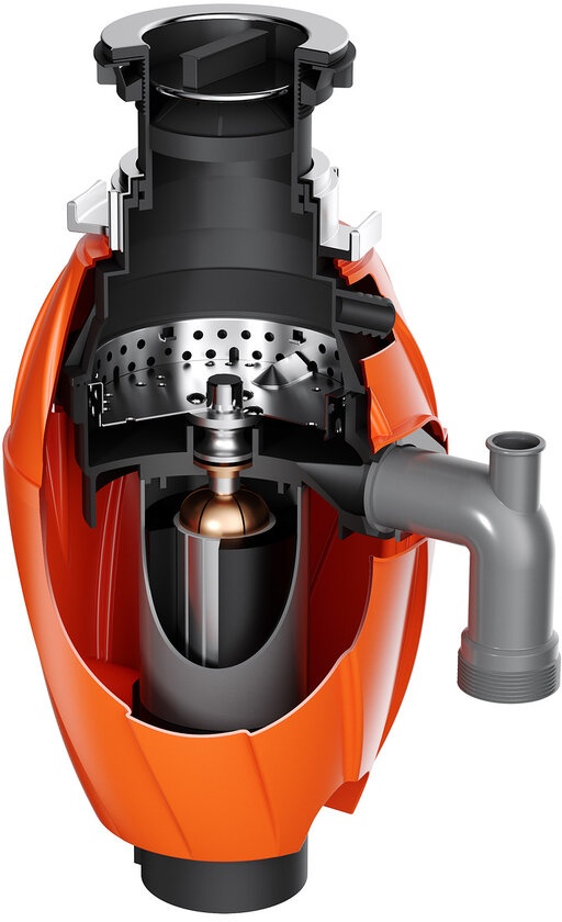 Измельчитель пищевых отходов Omoikiri Nagare 750 4995059 для кухонной мойки, постоянный магнит - Вид №1