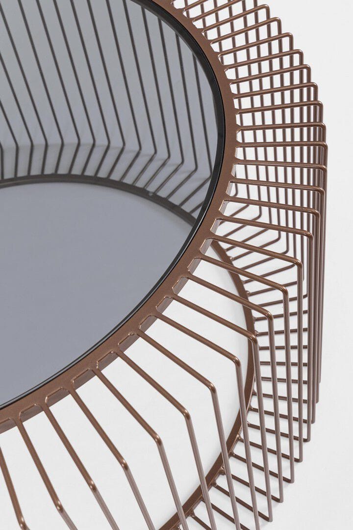 Круглый стальной журнальный столик с порошковым покрытием BIZZOTTO KIERAN ARCH-00145621 - Вид №3